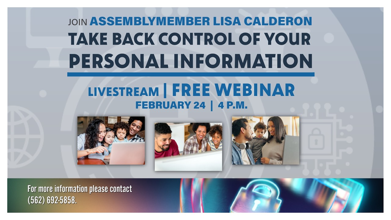Assemblymember Lisa Calderon hosts webinar discussing DROP and online privacy protections