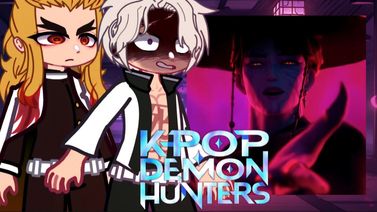 Hashiras React to Muzan as Jinu from Kpop Demon Hunters || Gacha React