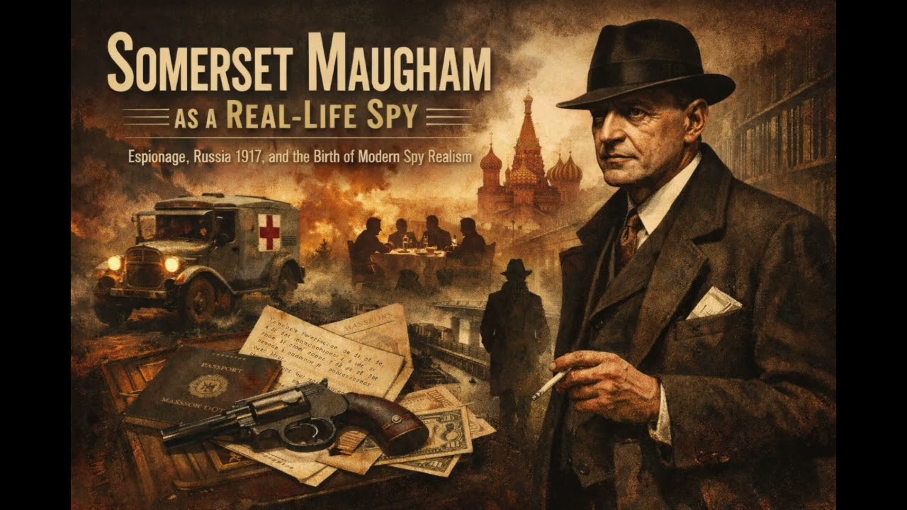 Somerset Maugham as a Real Life Spy, True Story
