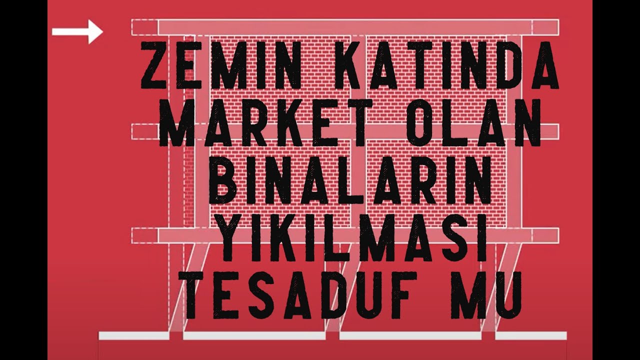 Zemin katında market olan binaların yıkılması bir tesadüf mü?
