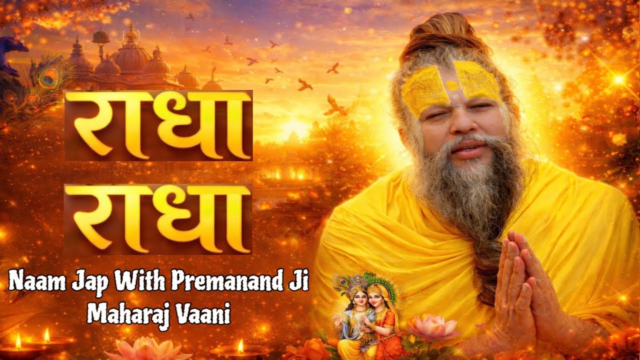 Radha Radha Naam Jap | Premanand Ji Maharaj Vaani | Peaceful Radha Naam Kirtan | Bhakti Dhun