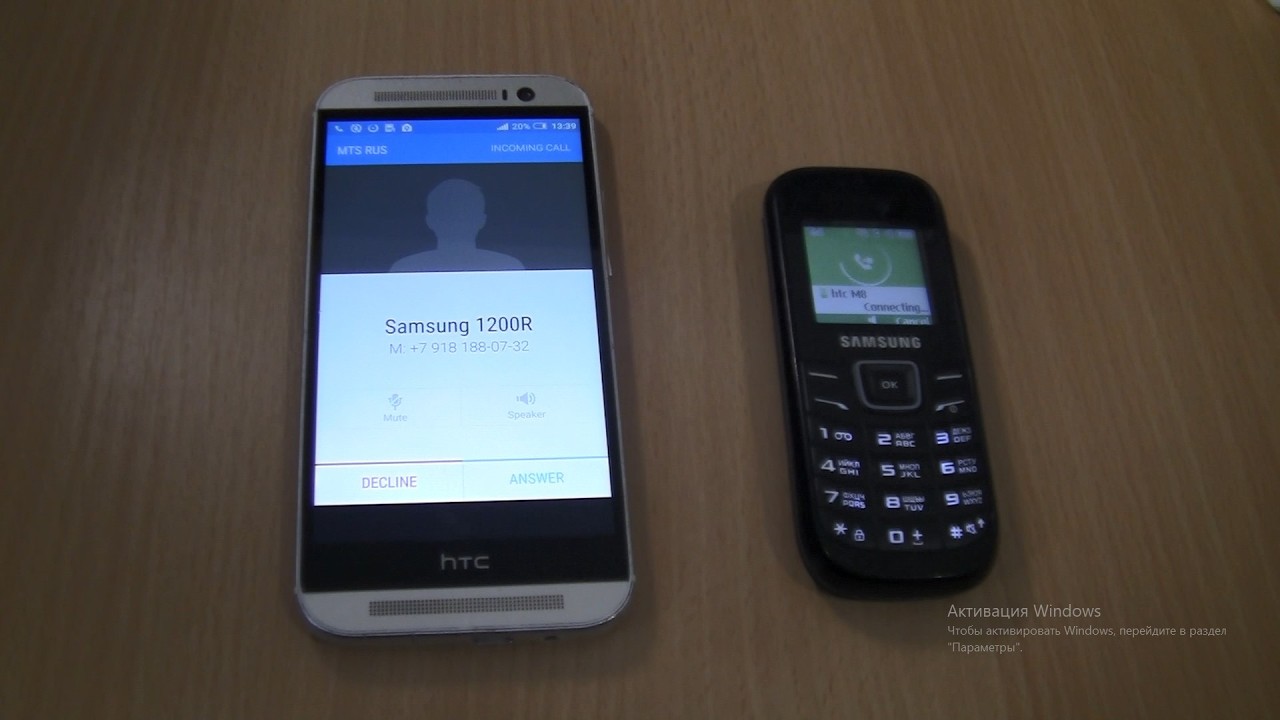 Over the Horizon Incoming call & Outgoing call at the Same Time HTC M8+Samsung 1200R