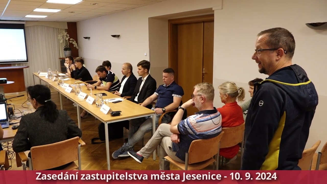 Zastupitelstvo města Jesenice 10. 9. 2024