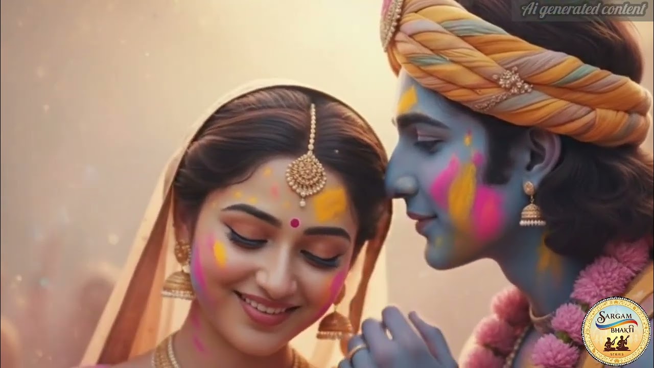 #राधे संग कृष्ण की होली रे रसिया ❤️🙏🌷#shortsfeed #trending #ytshorts #bhakti #love #holispecial #new