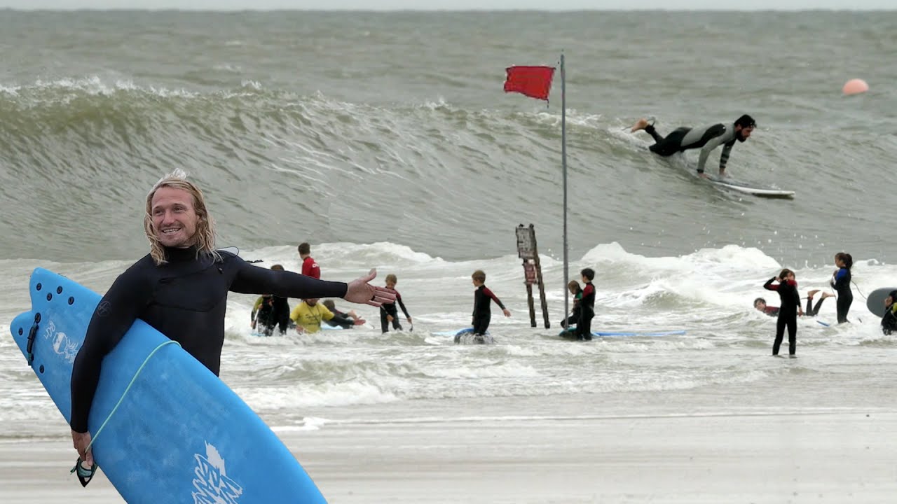 I Tried Surfing Storm Waves in Belgium