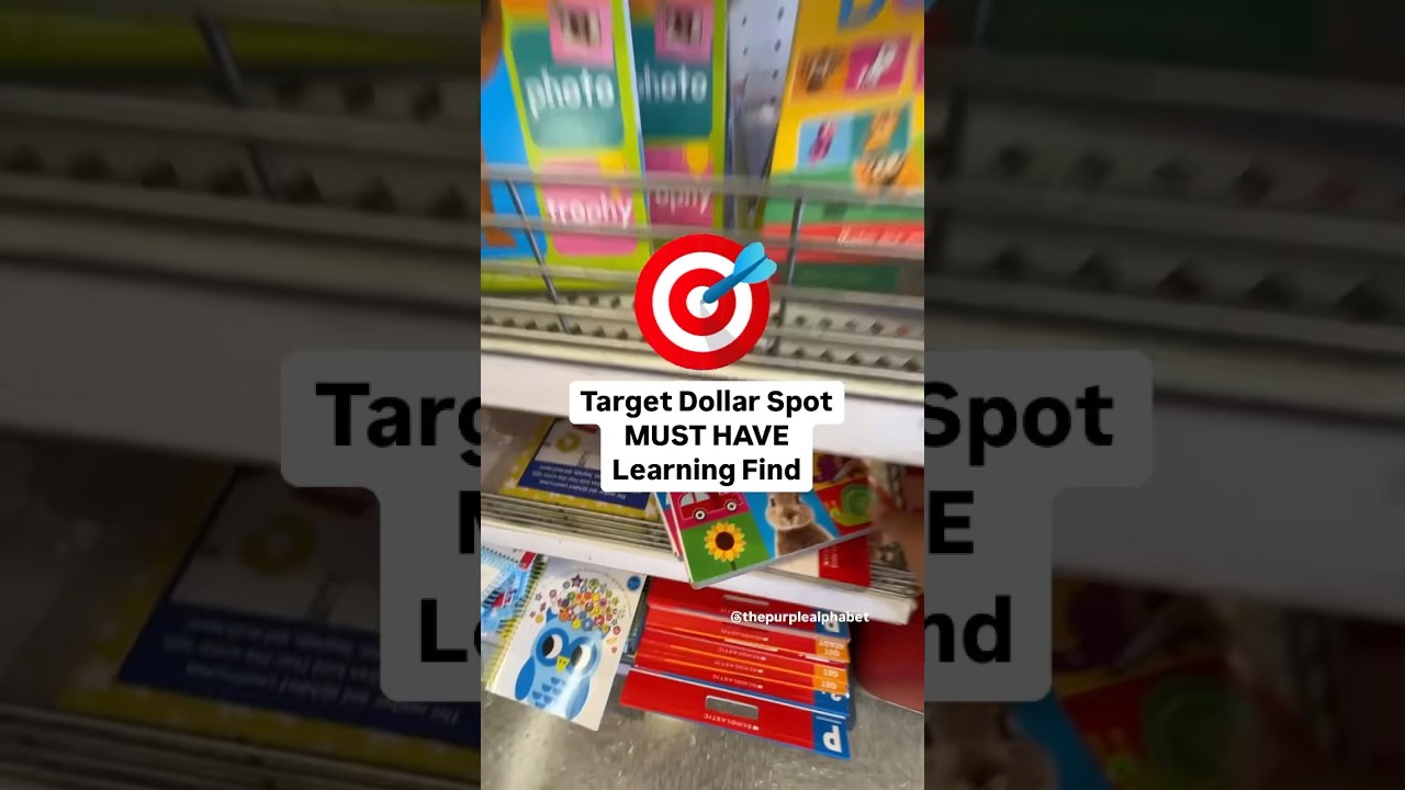 NEW TARGET Dollar Spot Learning Find #targetdollarsection #targetfinds