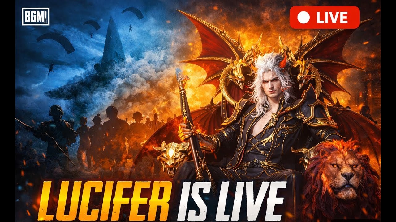 LUCIFER IS LIVE // BGMI 4.1 UPDATE // FULL RUSH GAME PLAY// @hell_gaming08