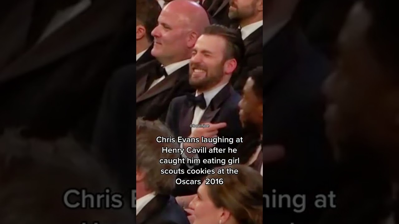 When Captain America Caught Super Man Eating Cookies at Oscars 2016