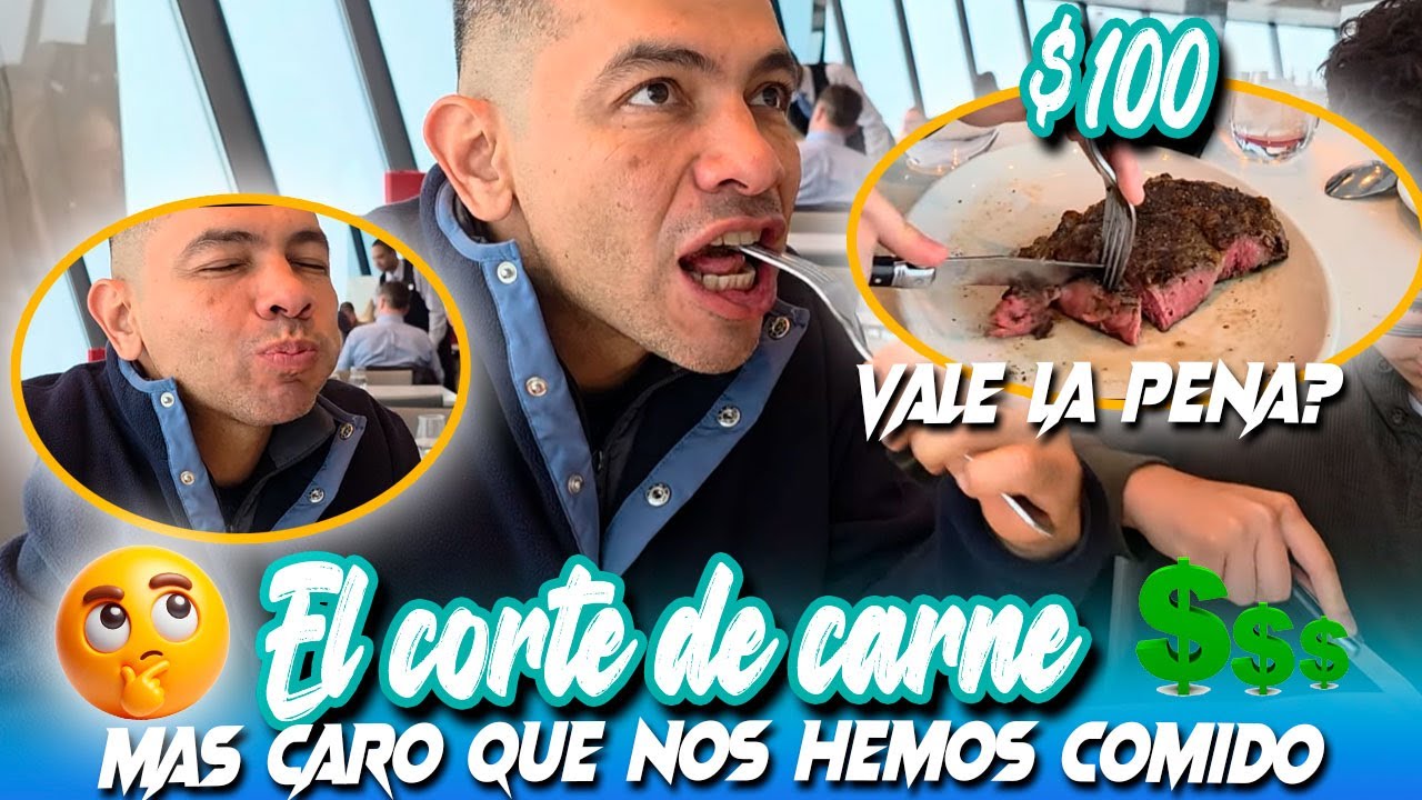 LA REACCIÓN DE CAMARON AL PROBAR UN CORTE DE CARNE DE $100 😳😮