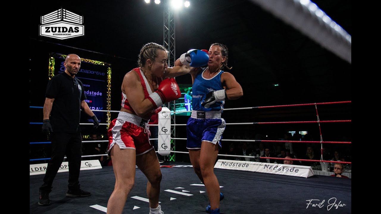 RingsVideo Zuidas Bussines Boxing 2022 Marielle Valenteijn Vs Debbie Keskin