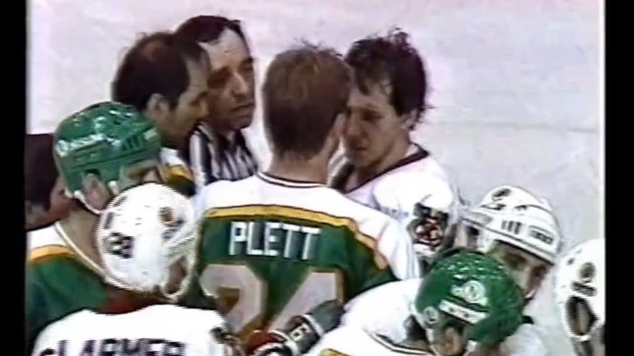 North Stars - Blackhawks rough stuff 4/18/85