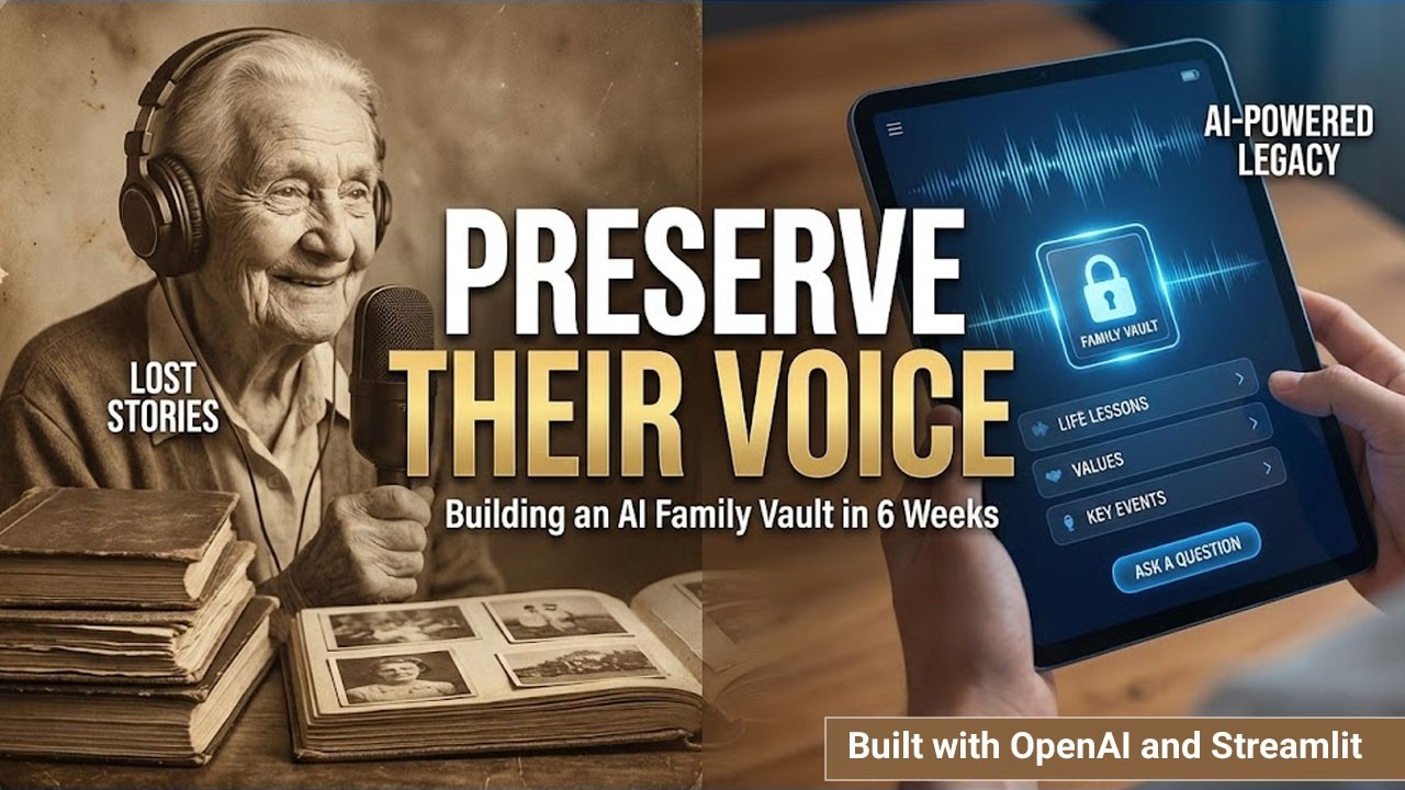 Family Vault AI: Что если бы вы могли общаться со своими бабушками и дедушками вечно?