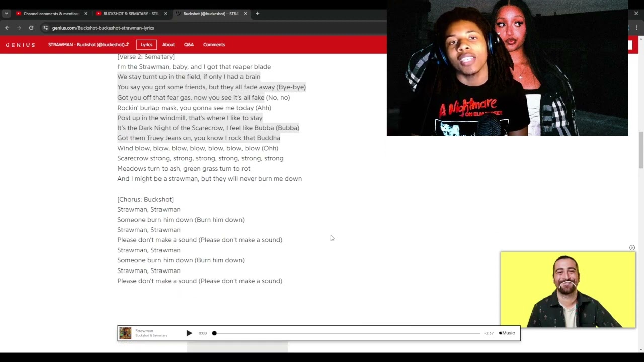 SpazzoReactz Reacts to BUCKSHOT & SEMATARY - STRAWMAN (PROD. OSCAR18)