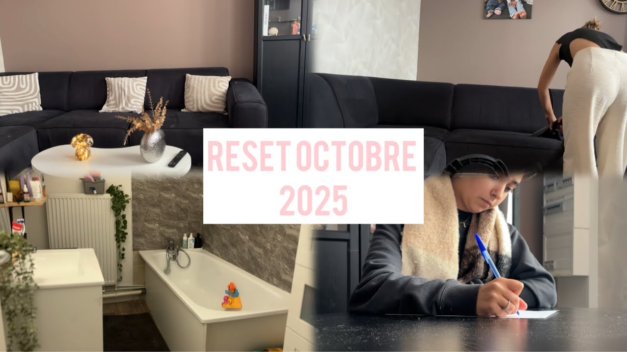 RESET MOIS D’OCTOBRE | REMISE À 0 , planification des menus
