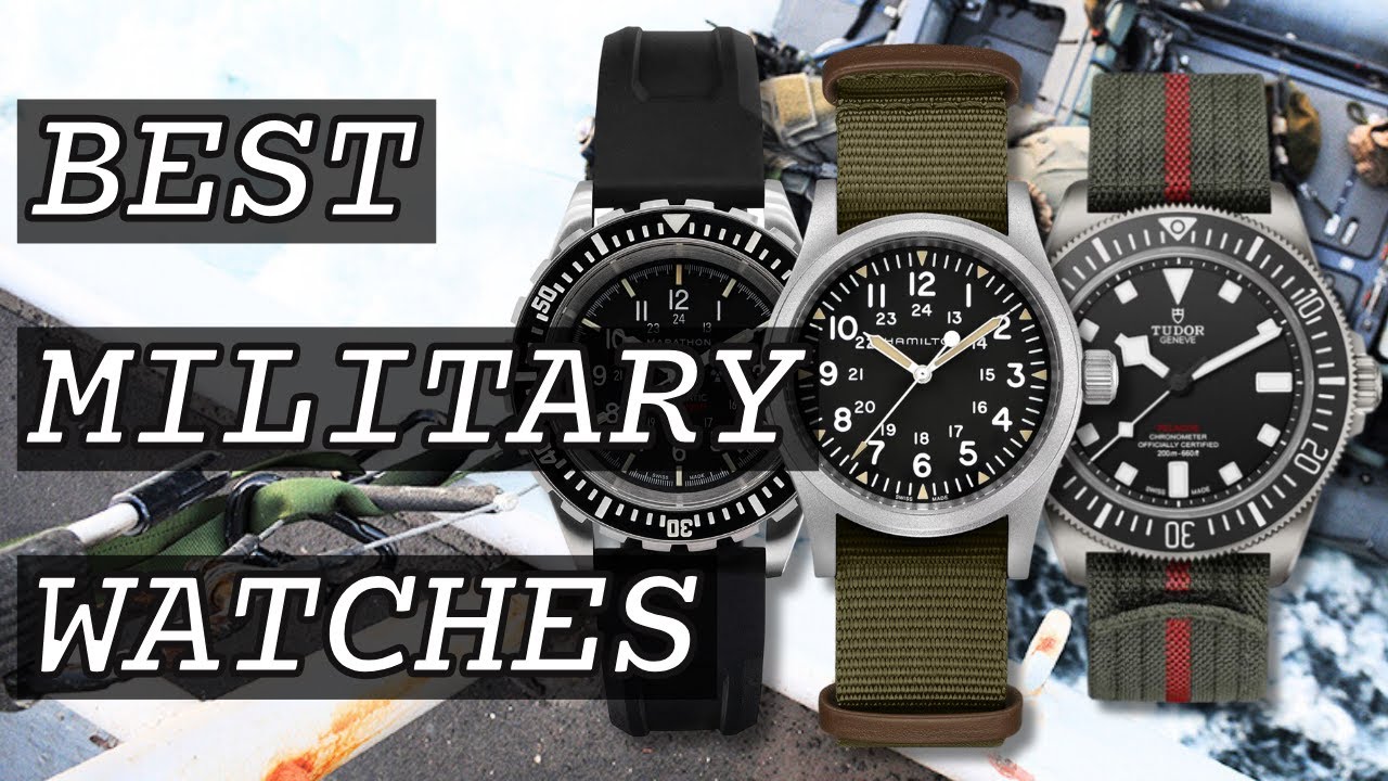12 Military Watches For Land, Sea, & Air