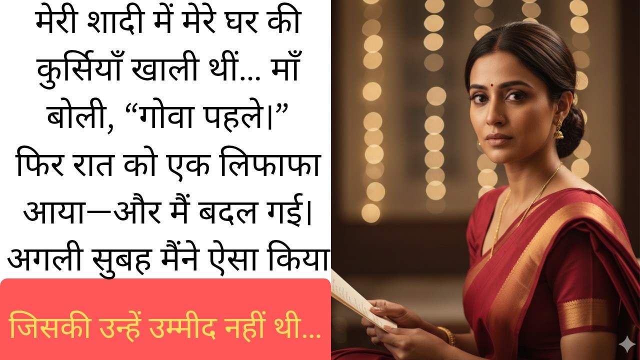 मेरी शादी में माँ ने “गोवा” चुना… फिर मैंने वो किया जिसकी किसी को उम्मीद नहीं थी