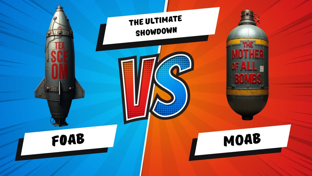 The Ultimate Showdown of Bombs: FOAB vs. MOAB !!