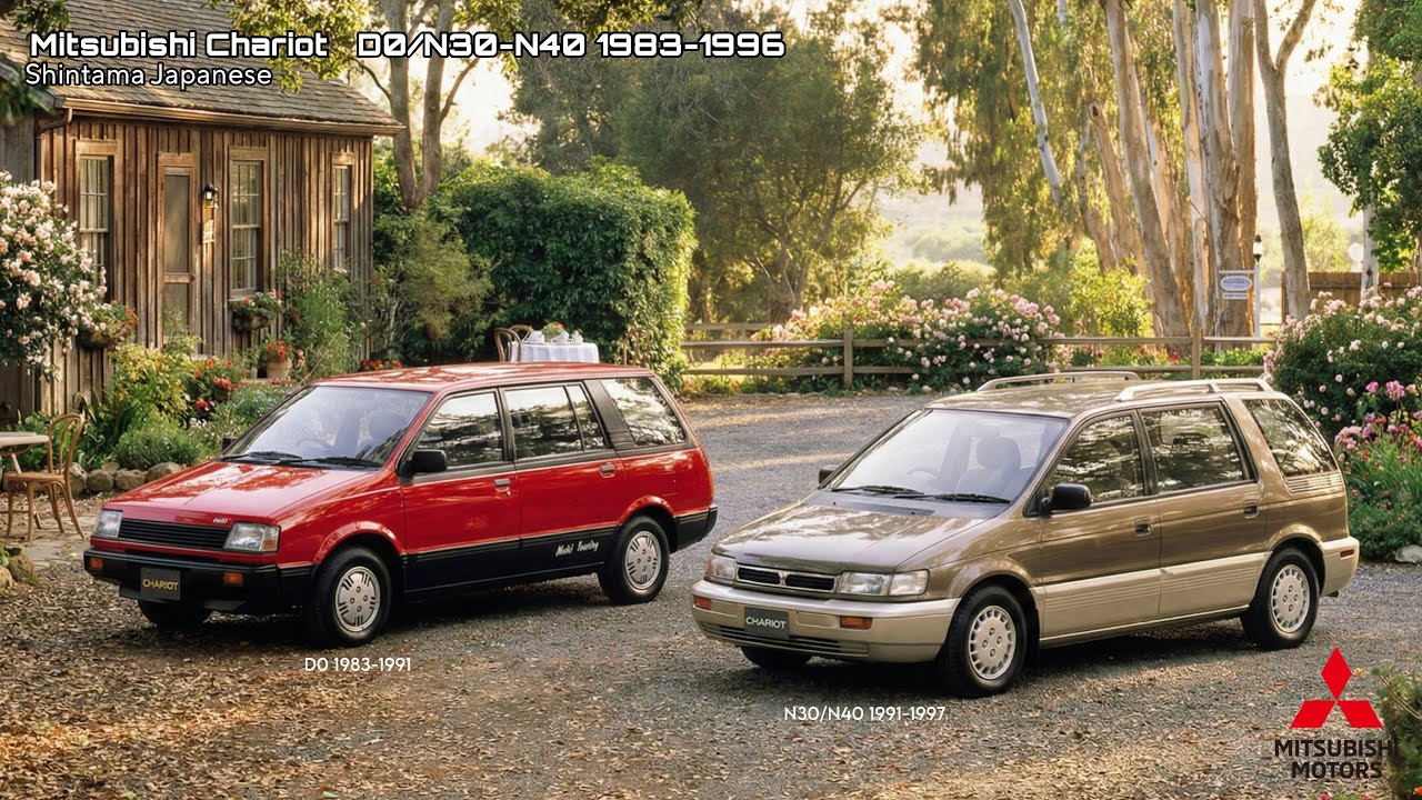 (広告を集め) Mitsubishi Chariot D0/N30-N40 CM Japan 1983-1996