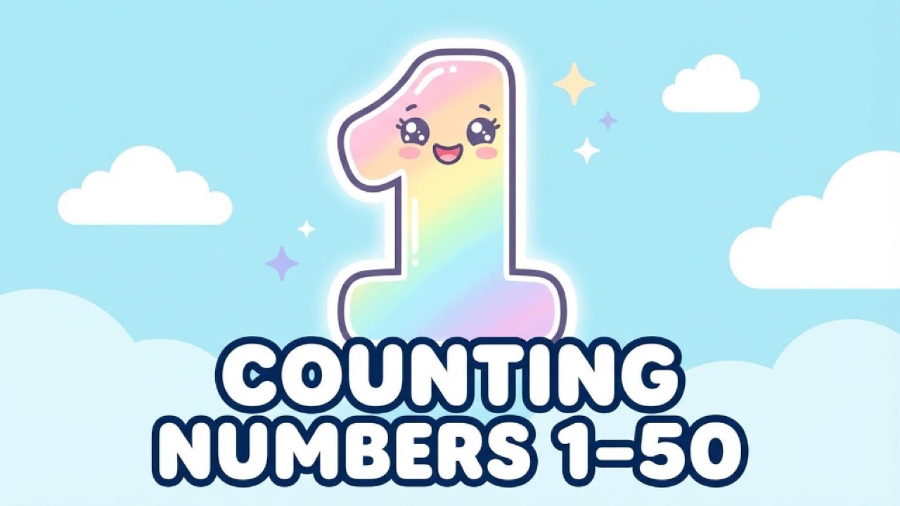 Counting Numbers 1 to 50 | Learn Numbers | Fun Counting Song for Kids | Tiny Smart World
