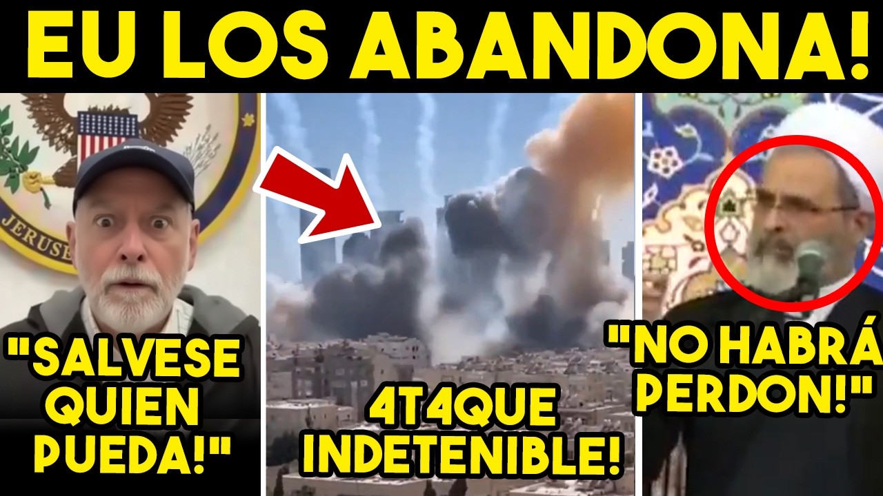 CRECE LA PESADILLA! EU NO PUEDE MAS, LOS ABANDONA. IRAN SACA APLANADORA. RUSIA APOYA. HOY