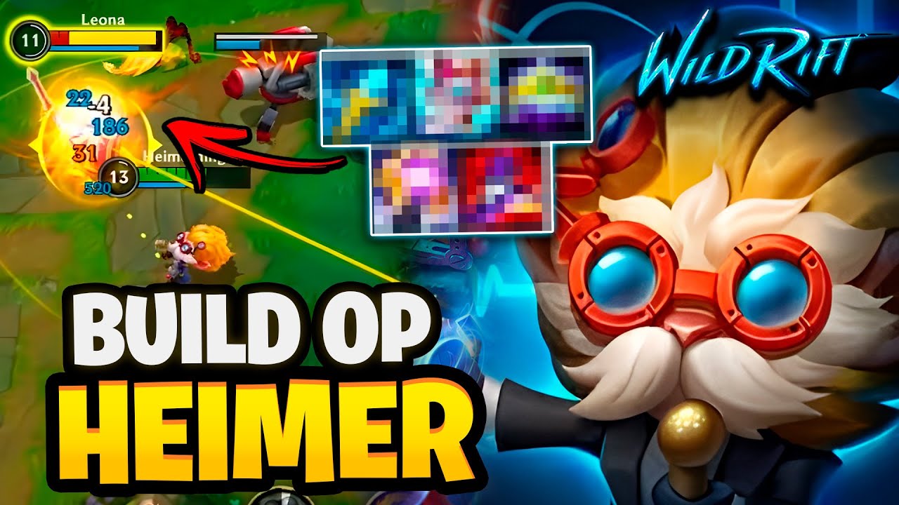 😨NUEVA BUILD OP HEIMERDINGER! CASI 100,000 DE DAÑO! | Wild Rift