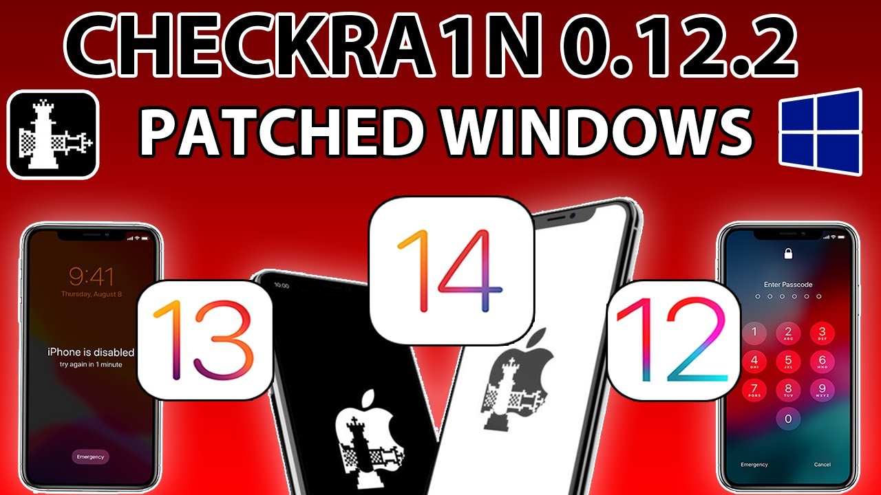 Checkra1n 0.12.2 Патч для Windows с отключенным джейлбрейком/паролем iPhone/iPad iOS 14.4.2/13.7/...