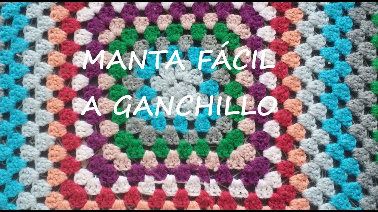 MANTA GRANNY SQUARE A CROCHET