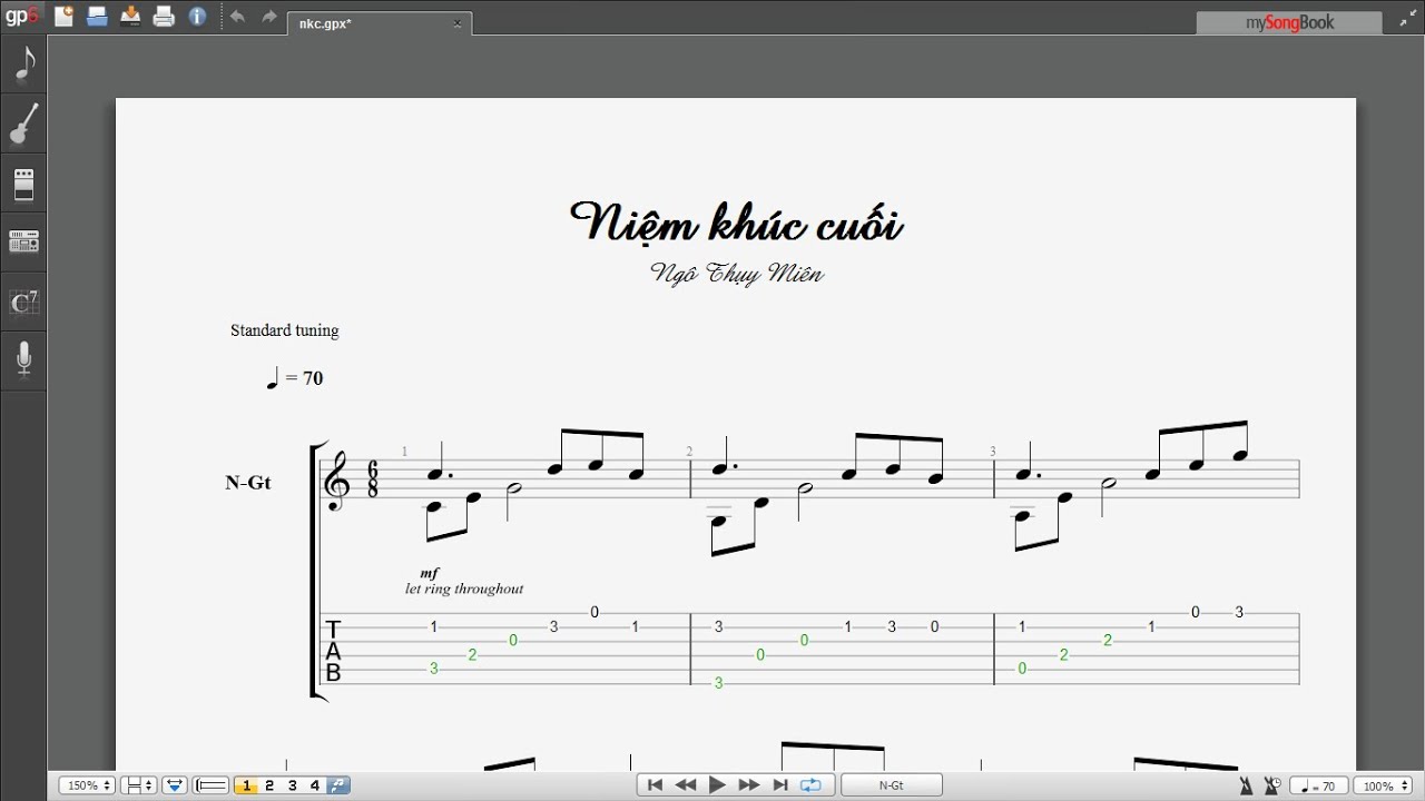 Niệm khúc cuối (GP Tab Version)