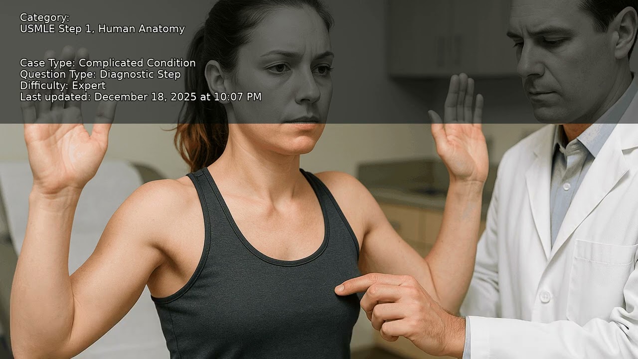 Human Anatomy, USMLE Step 1 - Full Vignette with Extended Explanations