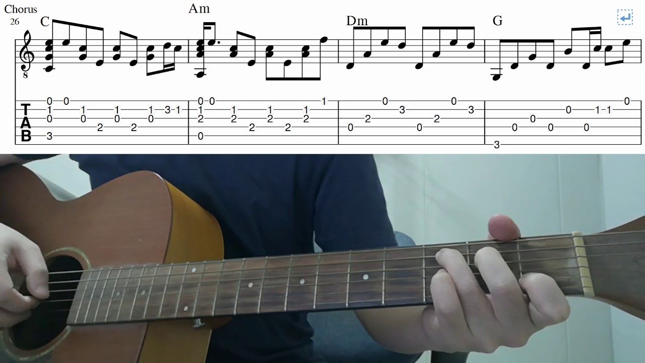 Jealous (Labrinth) - Easy Fingerstyle Guitar Playthrough Tutorial Lesson With Tab