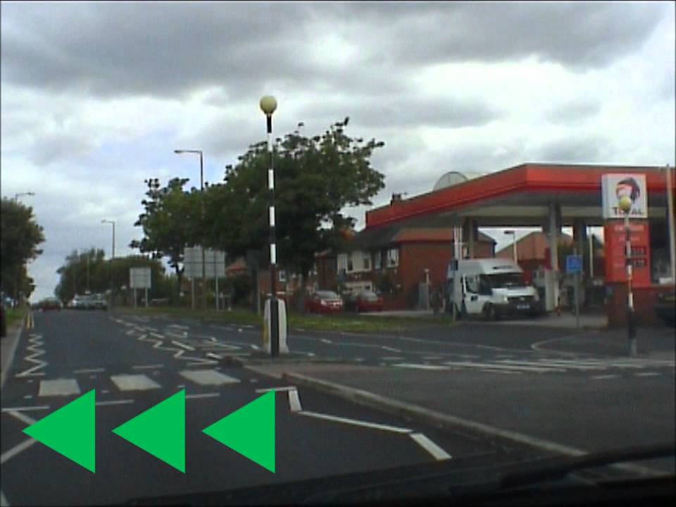 Bispham roundabout from North Shore Golf club