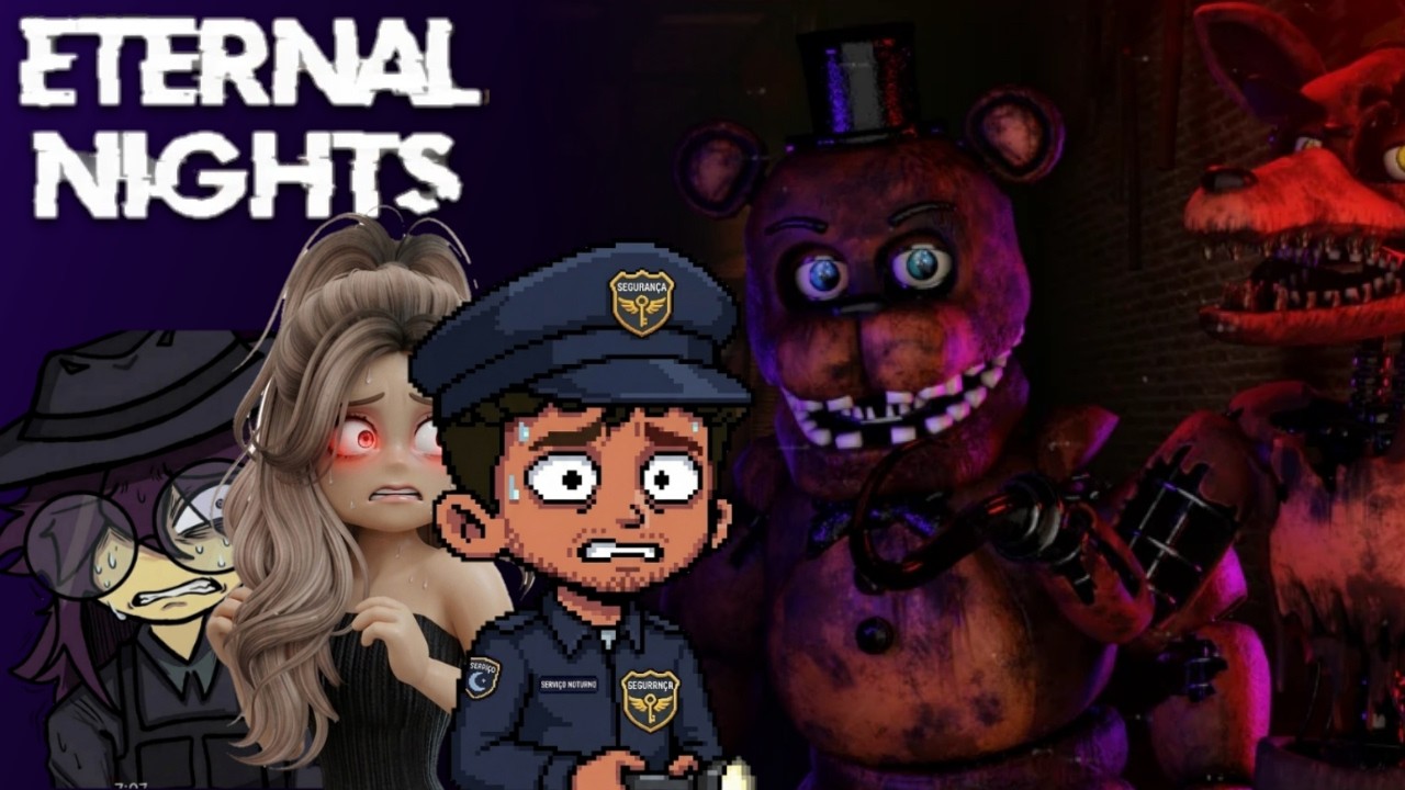 por que estamos nessa pizzaria? (Eternal Nights Roblox) Ft. @BrazilianCowgirl ​ ⁨@EliteAbbieOficial⁩