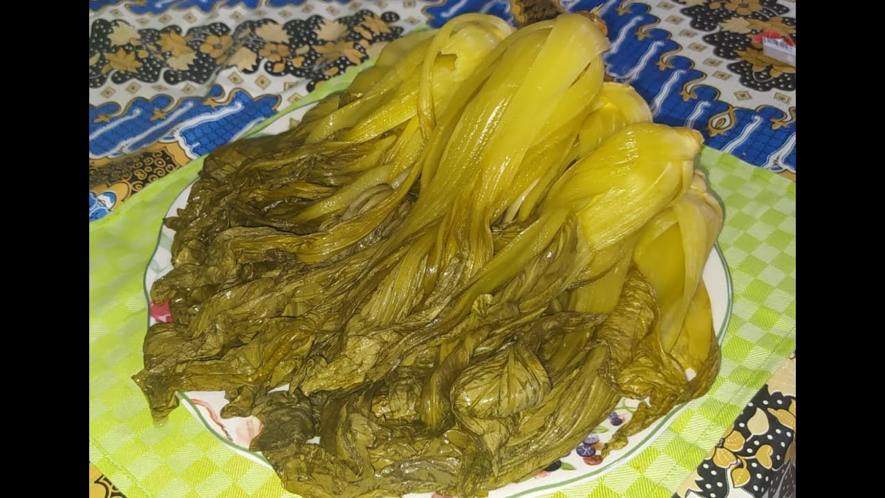 Ceritaku membuat sayur asin dari pakcoy(pokcay)