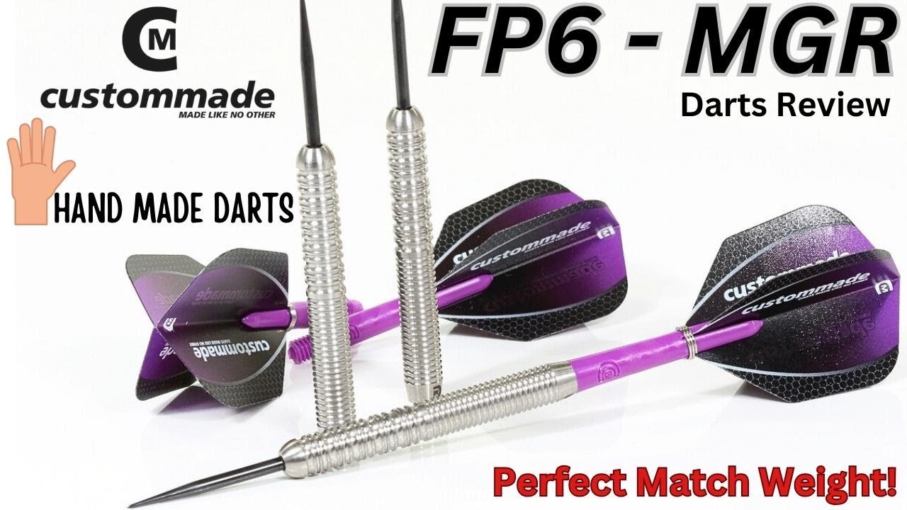 Custom Made Darts FP6 MGR CMD V1 Darts Review HAND MADE DARTS PERFECT WEIGHT MATCH