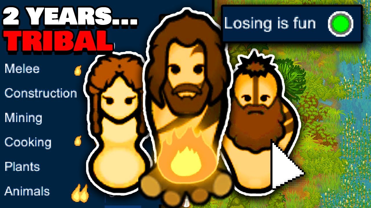 Rimworld, STONE AGE Tribal Start...(2 Years)