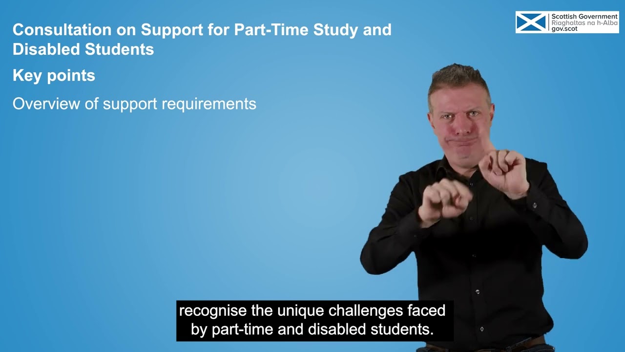 Analysis of the Consultation on Support for Part-Time Study and Disabled Students (BSL)