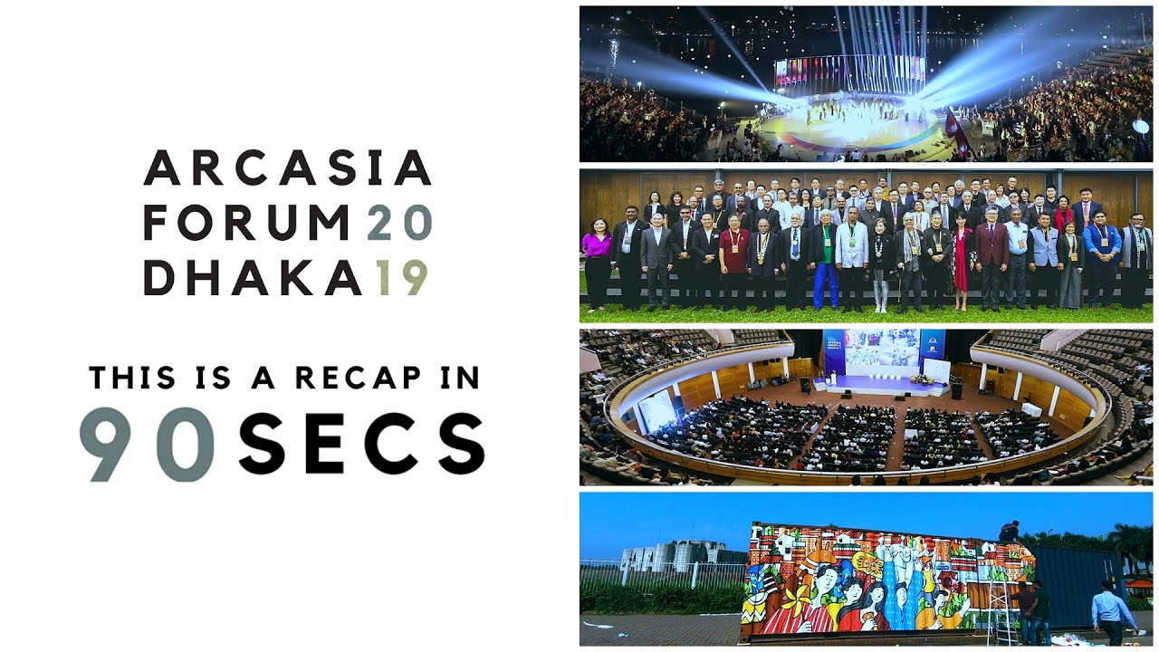 ARCASIA Dhaka 2019, A Recap in 90 secs