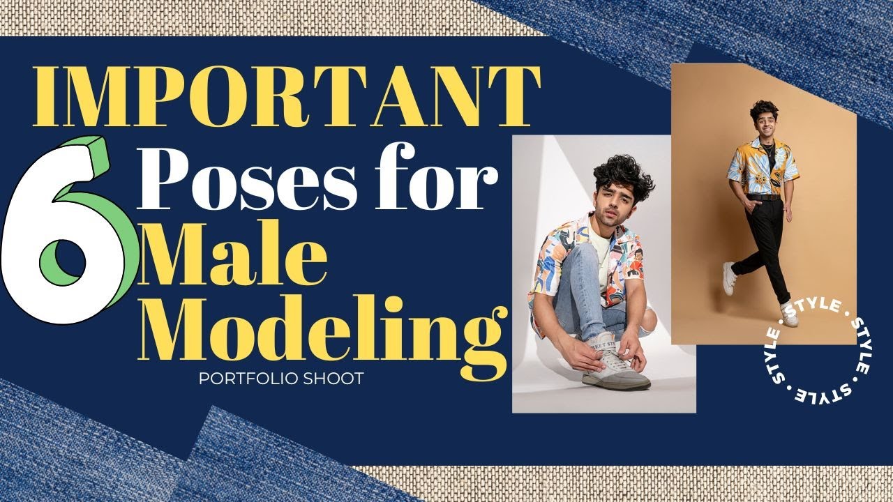 6 IMPORTANT Poses for Male Modeling Portfolio Shoot | Male Model Tips in Hindi