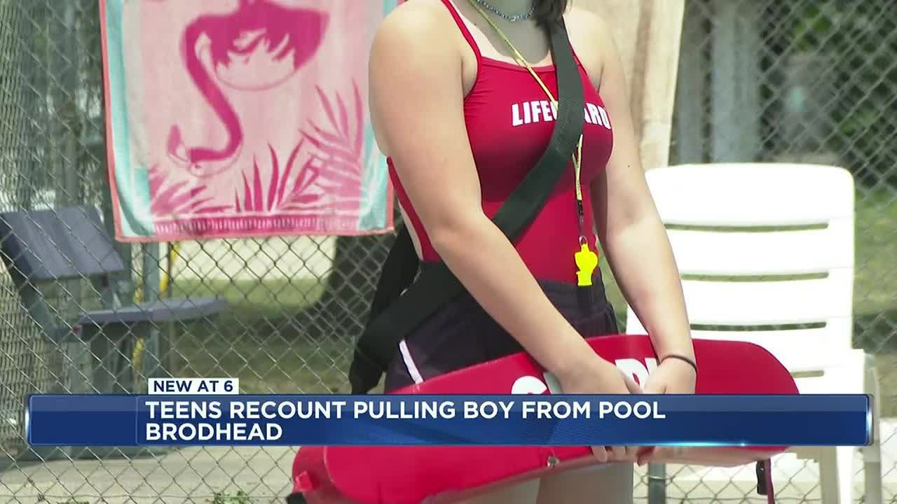 Brodhead teens recount emotional day they pulled unresponsive boy from pool