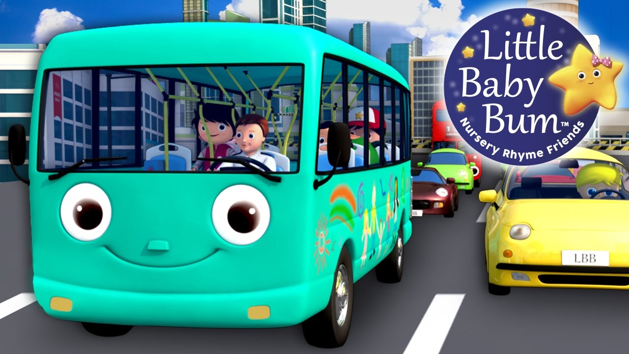 Wheels On The Bus Go Round | Nursery Rhymes for Babies by LittleBabyBum - ABCs and 123s