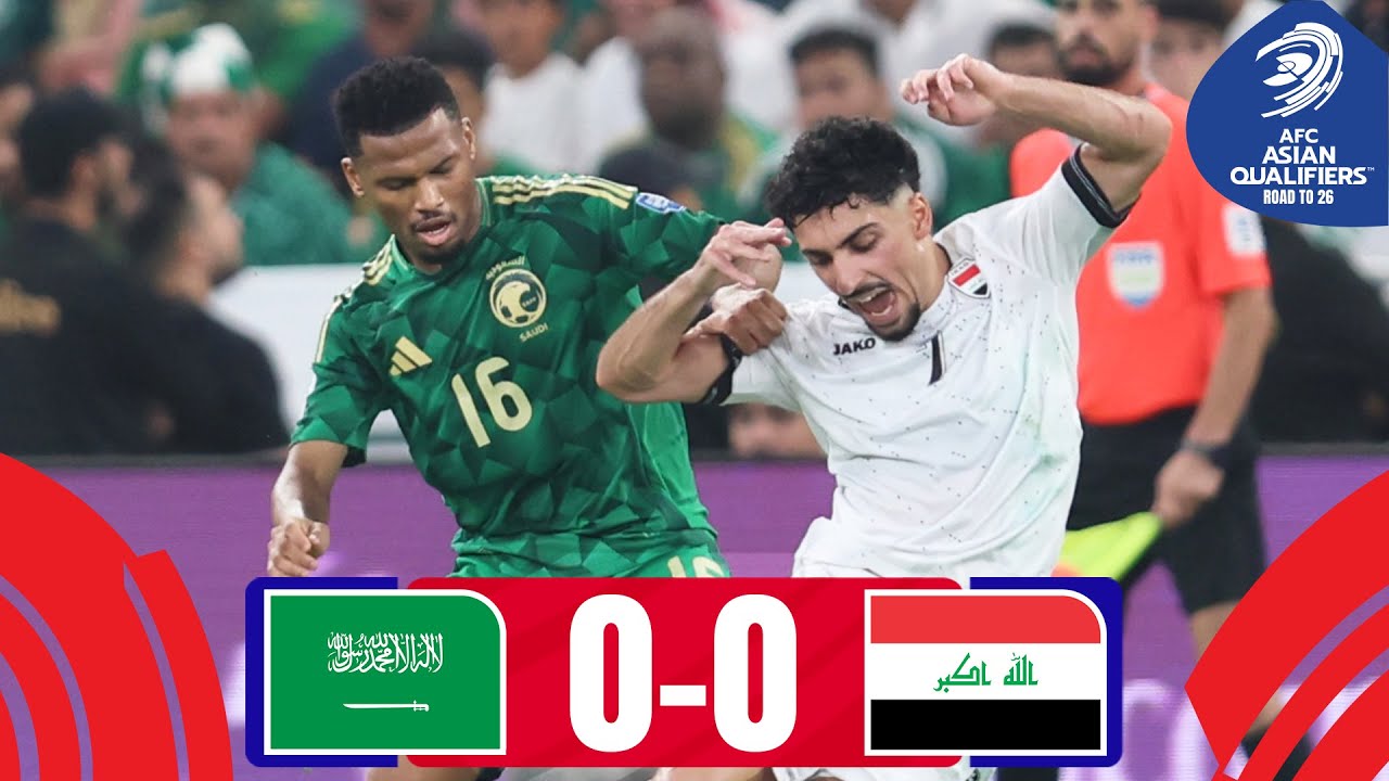 Nail-biting draw seals WORLD CUP FATE | Saudi Arabia - Iraq | Highlights #AsianQualifiers – Playoffs