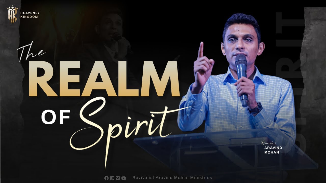 🔴 LIVE || THE REALM OF SPIRIT SON-DAY CELEBRATION  | Revivalist Aravind Mohan | #holyspirit #revival