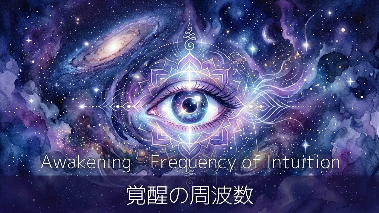 852Hz Awakening - 松果体活性化とサードアイ - 第6チャクラ / Third Eye Activation