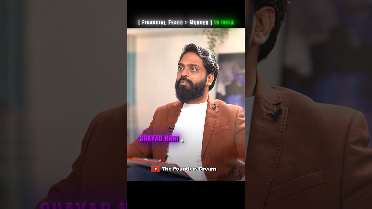 fraud 😯 #financialfraud #fraud #Podcast #ytshorts #thefounder'sdream