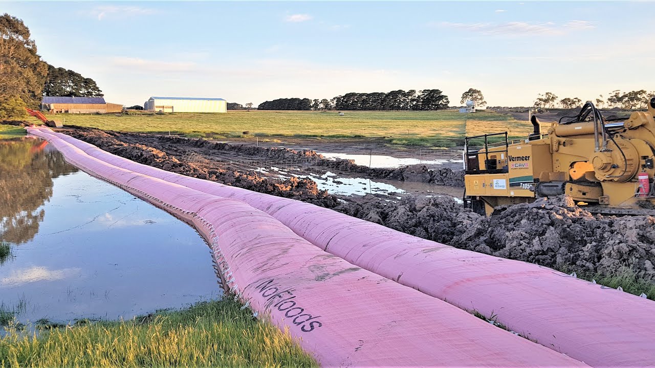 Temporary Dam | Effective High Voltage Cable Works in Wetlands by the use of a cofferdam