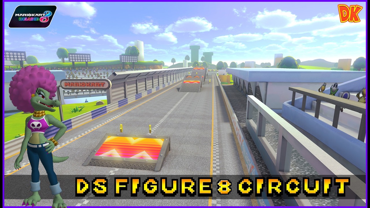 Mario Kart 8 Deluxe Custom Track DS Figure 8 Circuit with Kalypso