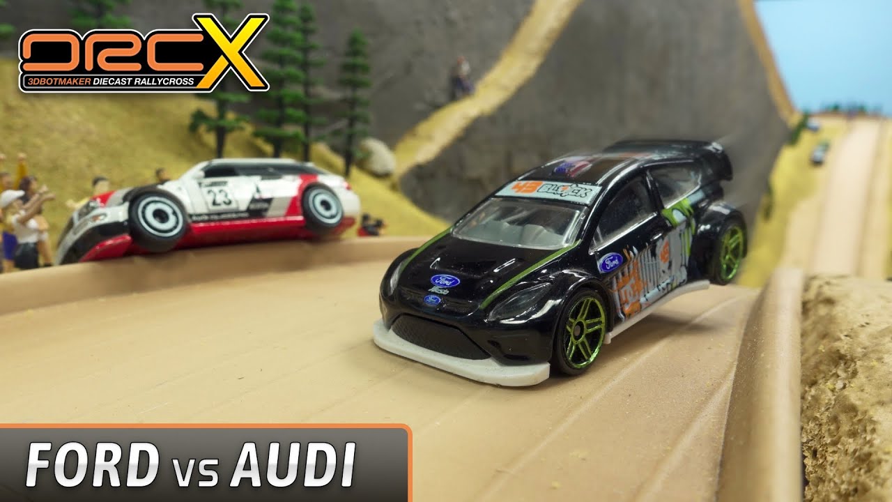 «Такого никогда не было» Diecast Rally Racing FORD против AUDI