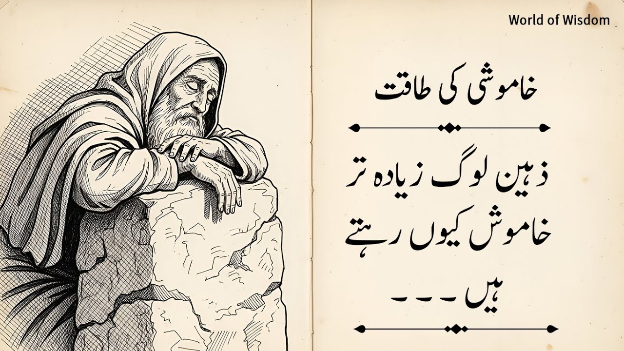 Zaheen Log Aksar Khamosh Q Rehte Hain? | Why Intelligent People Stay Silent? | World of Wisdom