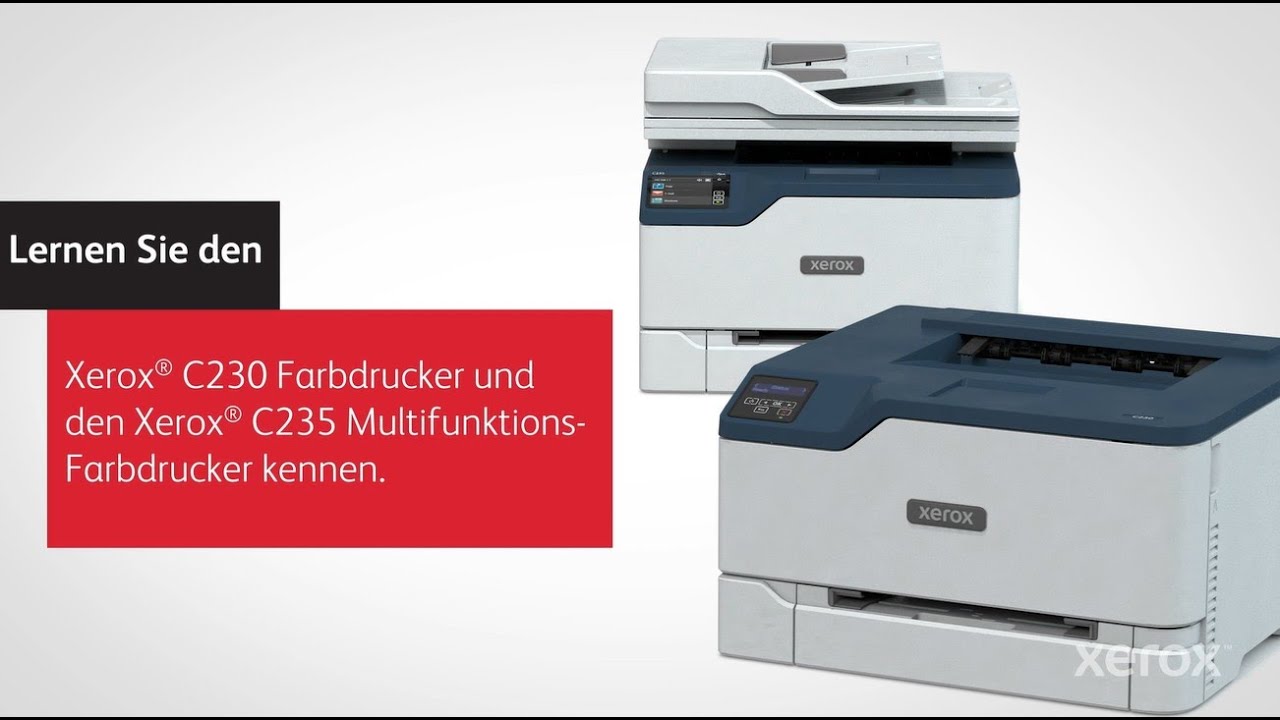 Xerox® C230 & C235 Farbdrucker - Produktvorstellung