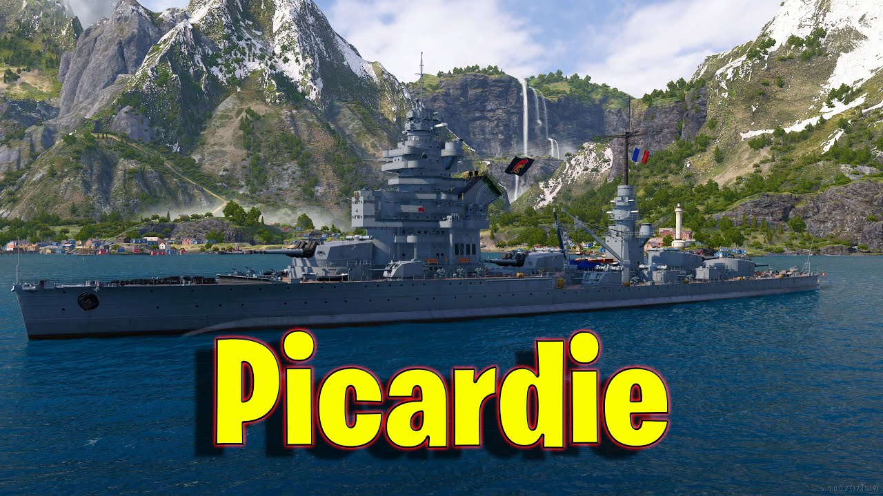 Meet The Picardie! Tier 7 French Battleship in World of Warships Legends!